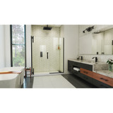 Dreamline SDAD64W720VXX09 Ascend 64 - 65 inch W x 72 inch H Frameless Pivot Shower Door in Matte Black