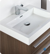 Fresca FVN8024GO 24" Gray Oak Modern Bathroom Vanity Cabinet W/ Medicine Cabinet  - Gray Oak