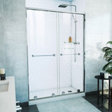 Dreamline SDHA54W760VXX01 Harmony 50 - 54 inch W x 76 inch H Semi-Frameless Bypass Shower Door in Chrome