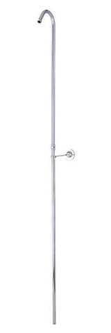 Kingston Brass CC3161 Rod to Convert Tub to Shower Faucet - No Spout & Showerhead - Polished Chrome