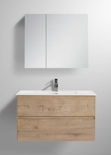 Blossom 036 36 29 C Assisi 36" Vanity With Ceramic Sink - Classic Oak