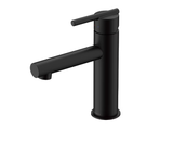 Gerber D224458BS Parma Single Handle Bathroom Faucet Straight Spout with Metal Touch-Down 1.2gpm - Satin Black