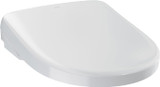TOTO® S7 WASHLET®+ Electronic Bidet Toilet Seat with EWATER+® Bowl and Wand Cleaning and Classic Lid, Round, Cotton White - SW4725#01
