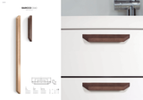 Viefe 16 BARCCO - CC160L200mm Walnut Color Knob - 0340200W19