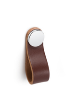Viefe 0404160P3601 125 FLEXA - CC160L182mm Brown Leather+Chrome Handle