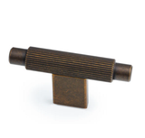 Viefe ARPA - 70X37mm Rustic Brass T Knob - 0583070L623