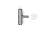 Viefe RILLE - 55X38mm Stainless Steel Look T Knob - 0528055L24