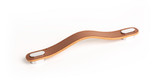 Viefe OBLONG - 22X197mm Beige Leather+Chrome Handle - 0507160P2601