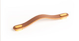Viefe OBLONG - 22X197mm Beige Leather+Brushed Gold Handle - 0507160P2628