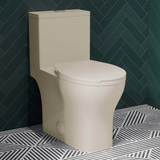 Swiss Madison SM-1T271BQ Sublime III One-Piece Round Toilet Vortex™ Dual-Flush 0.95/1.26 gpf - Bisque