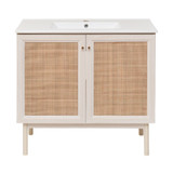 Swiss Madison SM-BV663W Classé 36" Bathroom Vanity - White Oak With Sink