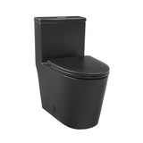 Swiss Madison SM-1T181MB Dreux One Piece Elongated Dual Flush Toilet with 0.95/1.26 GPF - Matte Black