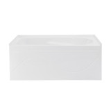 Swiss Madison Ivy 48" x 32" Bathtub with Apron Left Hand Drain - White - SM-AB522