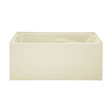 Swiss Madison Voltaire 54" X 30" Left-Hand Drain Alcove Bathtub with Apron - Bisque - SM-AB549BQ