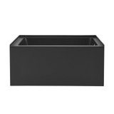 Swiss Madison Voltaire 48" X 32" Right-Hand Drain Alcove Bathtub with Apron - Matte Black - SM-AB551MB