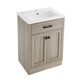 Swiss Madison SM-BV432 Burdon 24" Bathroom Vanity in Oak With Sink