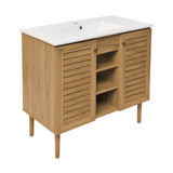 Swiss Madison SM-BV374 Bron 36" Bathroom Vanity in Oak With Sink