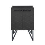 Swiss Madison SM-BV251B-C Annecy 24" Phantom Black Bathroom Vanity - Cabinet Only