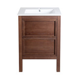 Swiss Madison SM-BV371WN Nadar 24" Bathroom Vanity - Walnut With Sink Swiss Madison SM-BV371WN Nadar 24" Bathroom Vanity - Walnut With Sink