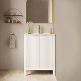 Swiss Madison SM-BV290 Bastille 24" Bathroom Vanity in White With Sink