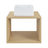 Swiss Madison SM-BV155 Concorde 24" Wall-Hung Vanity - Natural Oak With Sink