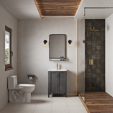 Swiss Madison SM-BV280MB Avallon 24" Bathroom Vanity - Matte Black With Sink