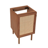 Swiss Madison SM-BV661WN-C Classe 18" Bathroom Vanity - Dark Walnut - Cabinet Only Swiss Madison SM-BV661WN-C Classe 18" Bathroom Vanity - Dark Walnut - Cabinet Only