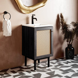 Swiss Madison SM-BV661B Classé 18" Bathroom Vanity - Black With Sink