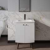 Swiss Madison SM-BV620 Manoir 24" Bathroom Vanity in White With Sink