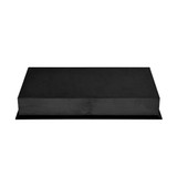 Swiss Madison SM-DWN00MB Voltaire 12" x 24" Stainless Steel Double Shelf Wall Niche - Matte Black