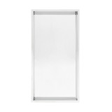 Swiss Madison SM-SWN00C Voltaire 12" x 24" Stainless Steel Single Shelf Wall Niche - Polished Chrome