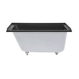 Swiss Madison Voltaire 48" X 32" Right-Hand Drain Alcove Bathtub - Matte Black - SM-DB562MB