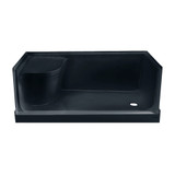 Swiss Madison SM-SB538MB Aquatique 60" x 32" Right Drain, Shower Base - Matte Black Swiss Madison SM-SB538MB Aquatique 60" x 32" Right Drain, Shower Base - Matte Black