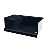 Swiss Madison SM-SB538MB Aquatique 60" x 32" Right Drain, Shower Base - Matte Black Swiss Madison SM-SB538MB Aquatique 60" x 32" Right Drain, Shower Base - Matte Black