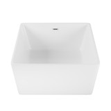 Swiss Madison SM-FB581 Voltaire 47" Square Freestanding Bathtub