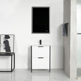 Blossom Zurich 24" Vanity With Ceramic Sink - Glossy White - V8039 24 01 C