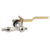 Kingston Brass Naples Front Mount Toilet Tank Lever, Polished Nickel - KTNL6