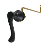 Kingston Brass French Side Mount Toilet Tank Lever, Matte Black - KTFLS0