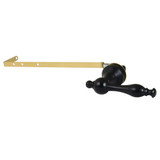 Kingston Brass Naples Universal Front or Side Mount Toilet Tank Lever, Matte Black - KTNLD0
