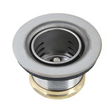 Kingston Brass Portland Stainless Steel Bar Sink Basket Strainer, Stainless Steel - K451B