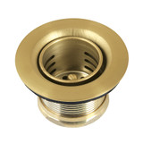 Kingston Brass Portland Stainless Steel Bar Sink Basket Strainer, Brushed Brass - K451BBB