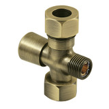 Kingston Brass Vintage Shower Riser Diverter, Antique Brass - ABT1060-3