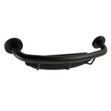 Kingston Brass Meridian 18" Grab Bar with Shelf, Matte Black - GBS1854CS0