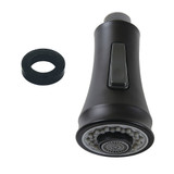 Kingston Brass Gourmet Scape 2-Function Pull-Down Kitchen Faucet Sprayer Head, Matte Black - KDH8810