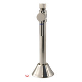 Kingston Brass 1/2" Sweat x 3/8" OD Comp Straight Shut Off Valve with 5" Extension, Brushed Nickel - CC83258DL