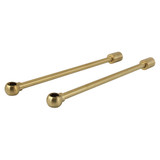 Kingston Brass Tub Supply Line Wall Support for CC46x, CC47x, CC48x, Brushed Brass - CC417