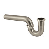 Kingston Brass 1-1/2" P-Trap without Flange, 13-1/16" Length, 18 Gauge, Brushed Nickel - CC1128