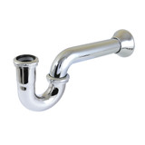 Kingston Brass 1-1/4" (or 1-1/2") x 1-1/2" P-Trap with Bell Flange, 13-1/16" Length, 18 Gauge, Polished Chrome - CC2241