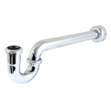 Kingston Brass 1-1/2" P-Trap with Box Flange, 19" Length, 18 Gauge, Polished Chrome - CC6121