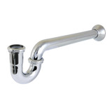 Kingston Brass 1-1/2" P-Trap with Bell Flange, 19" Length, 18 Gauge, Polished Chrome - CC5121